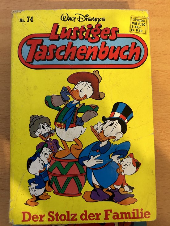 Donald Duck duitse pocket Lustiges Taschenbuch nr 074