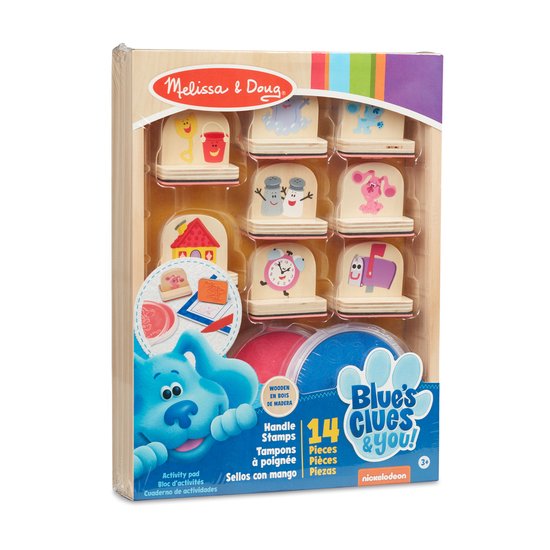 Blues Clues & You Wooden Handle Stamps Activity Set