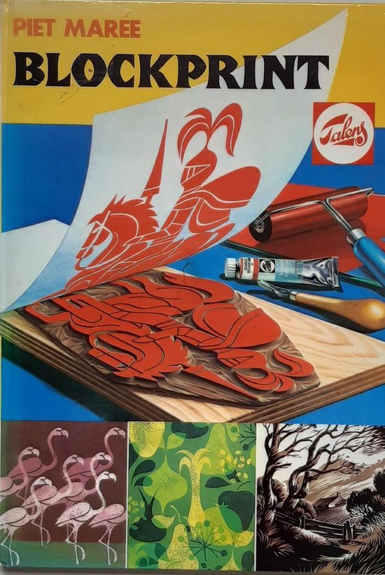 Blockprint boek van Talens