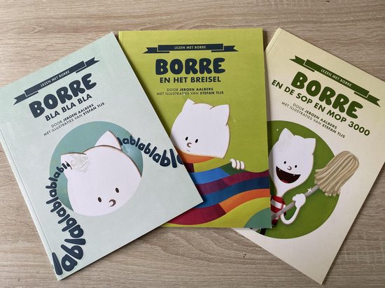 3 Borre boekjes ( uit de speciale serie van 6 )