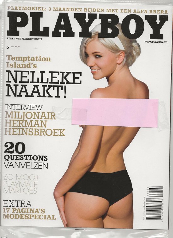 PLAYBOY MAGAZINE MEI 2007 TEMPTATION ISLAND's  NELLEKE