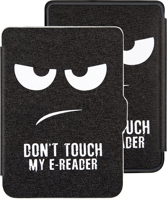 Lunso - Geschikt voor Kobo Clara HD hoes (6 inch) - sleep cover - Don't Touch