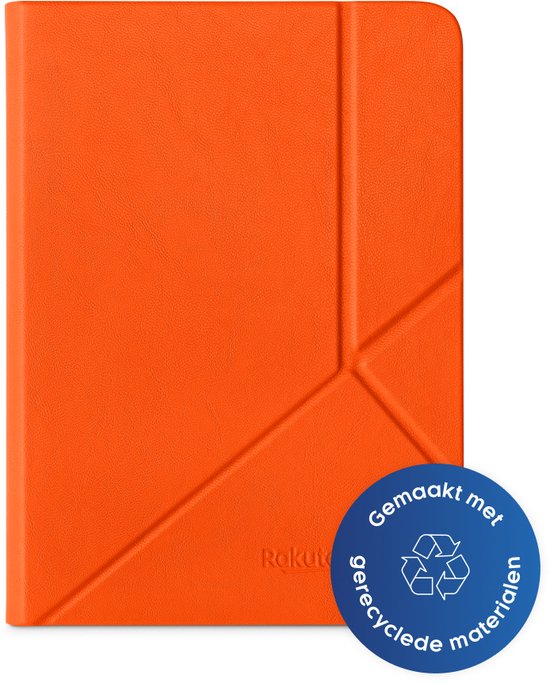 Kobo Clara 2E Hoes voor eReader - SleepCover - Oranje - Ingebouwde standaard - Slaapfunctie