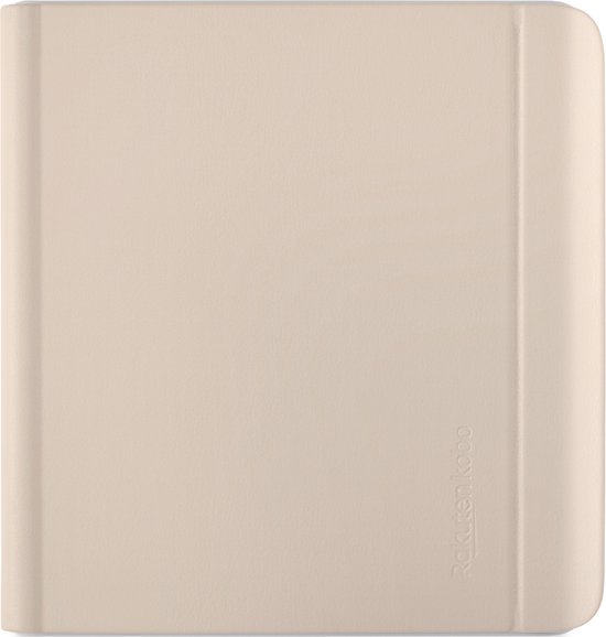 Kobo Libra Colour Hoes voor eReader - Notebook SleepCover - Beige - Met stylushouder