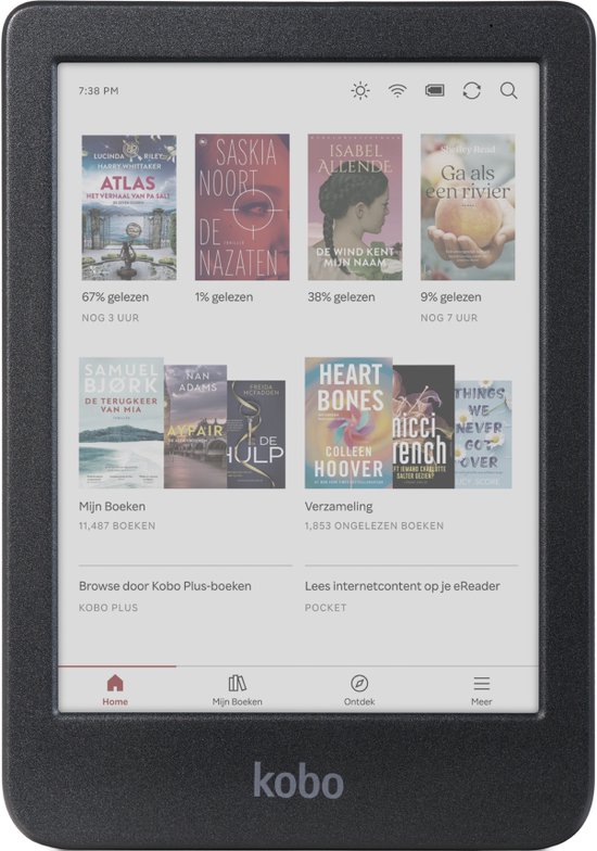 Kobo Clara Colour - E-reader - 6 inch kleurenscherm - 16GB - Luisterboeken - Zwart