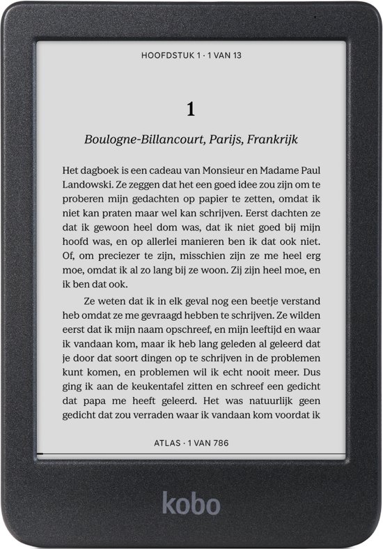 Kobo Clara BW - E-reader - 6 inch - 16GB - Luisterboeken - Zwart