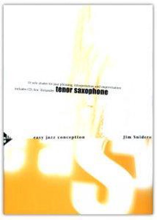 Easy Jazz Conception - Snidero Jim -