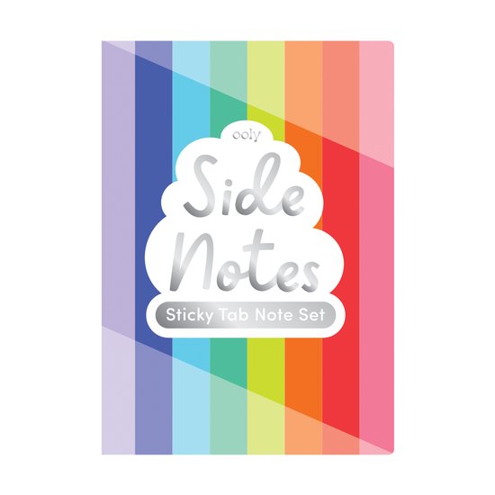 Side Notes Sticky Tab Note Pad - Color Write (1 Set)