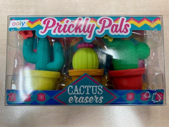 Spa; Frenaprickly Pal Cactus Erasers - S: Prickly Pals Cactus Erasers - Set of 3