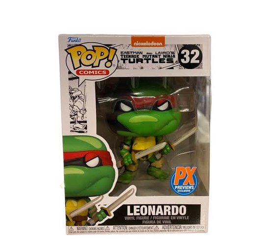 Pop Teenage Mutant Ninja Turtles Leonardo Vinyl Figure