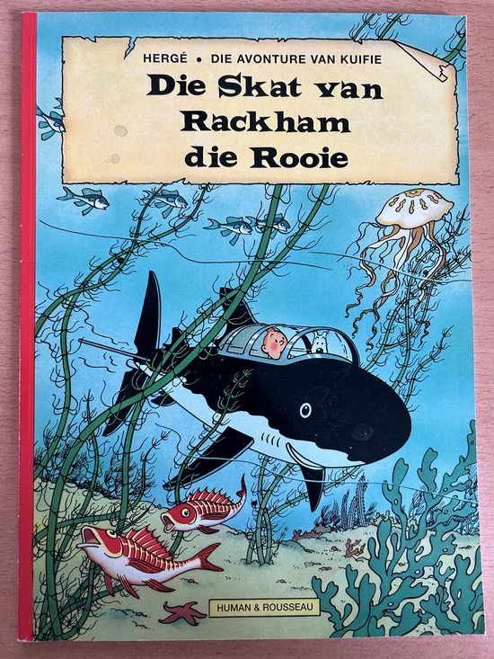 Kuifje Die skat van Rackham die Rooie speciale uitgave uit Zuid Afrika