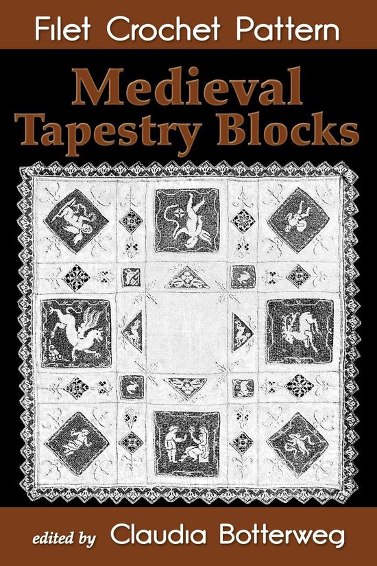 Medieval Tapestry Blocks Filet Crochet Pattern