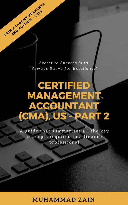 2019 2 - Certified Management Accountant (CMA) - Part 2