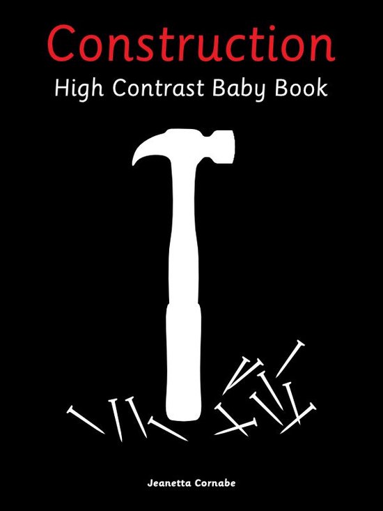Construction High Contrast Baby Book