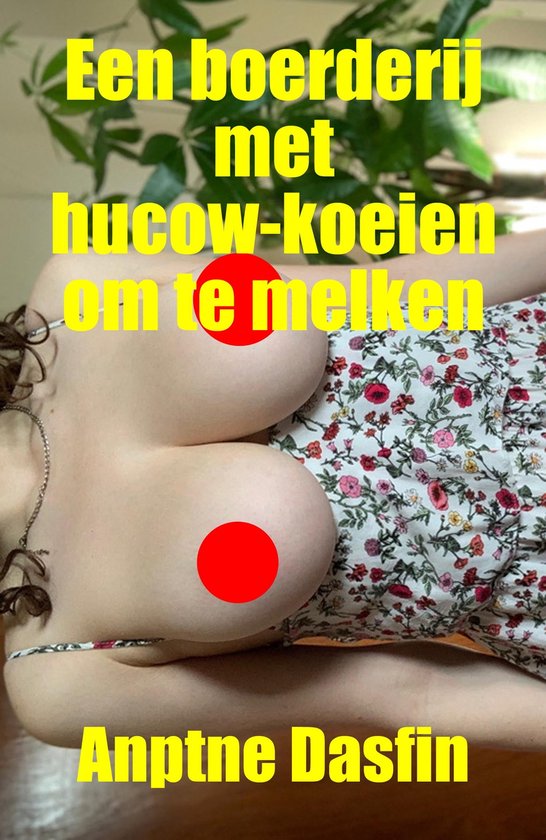 Een boerderij met hucow-koeien om te melken