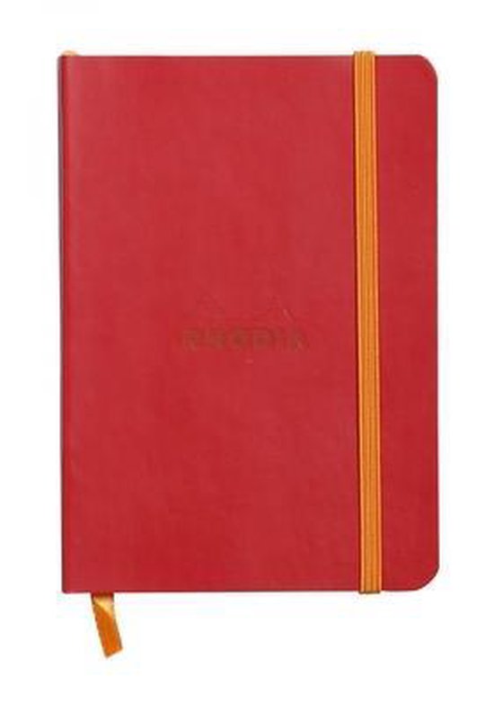 Rhodiarama Lined 4 X 5 1/2 Poppy Red Softcover Journal