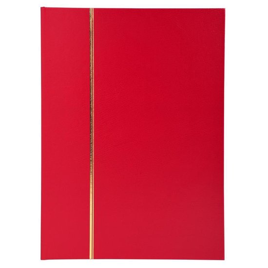 exacompta postzegelalbum 225x305mm rood 64 bladzijden