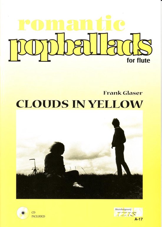 CLOUDS IN YELLOW voor dwarsfluit. Met meespeel-cd die ook gedownload kan worden. - Fluit, bladmuziek met cd, play-along, bladmuziek voor dwarsfluit., romantisch