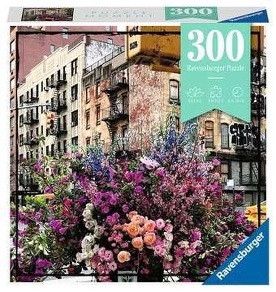 Ravensburger Puzzle Moment 12964 Flowers in New York - 300 Teile Puzzle für Erwachsene und Kinder ab 8 Jahren