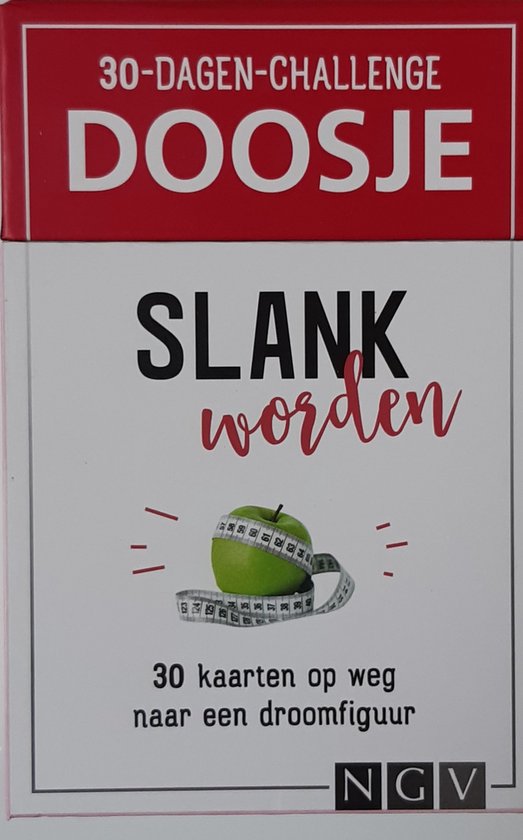 30-Dagen Challenge doosje. Slank worden.