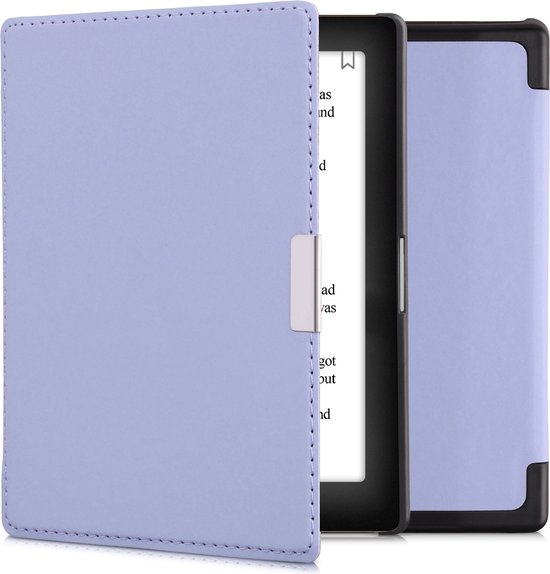 kwmobile e-reader hoesje geschikt voor Kobo Aura Edition 1 hoes - E reader flip case met magnetische sluiting - Ereader cover in lavendel