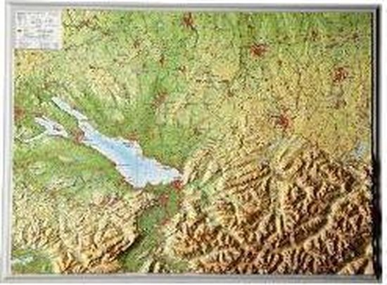 Relief Region Allgäu Bodensee 1 : 400.000