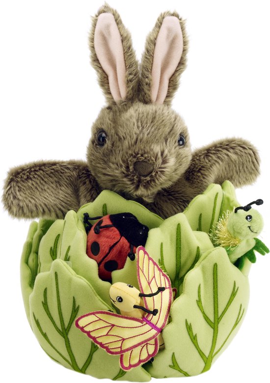 Hide-Away Puppets Rabbit in Lettuce