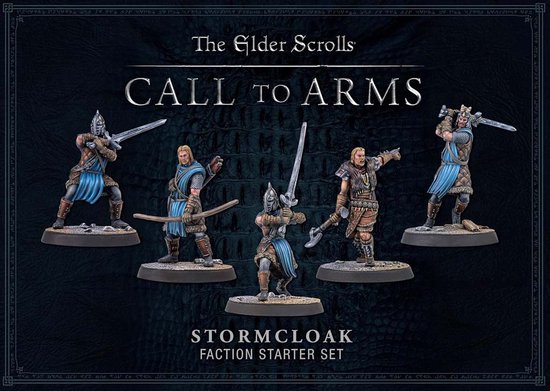 The Elder Scrolls: Call To Arms - Stormcloak Hard Starter Set - Miniature Game - Ongeschilderd