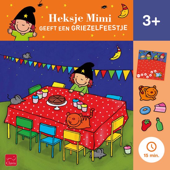 Heksje Mimi geeft een griezelfeestje