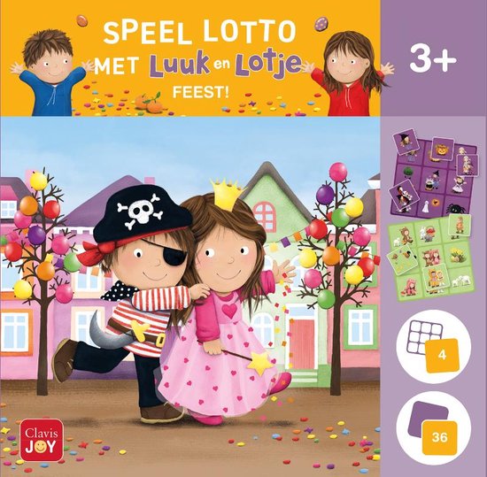 Speel lotto met Luuk en Lotje. Feest!