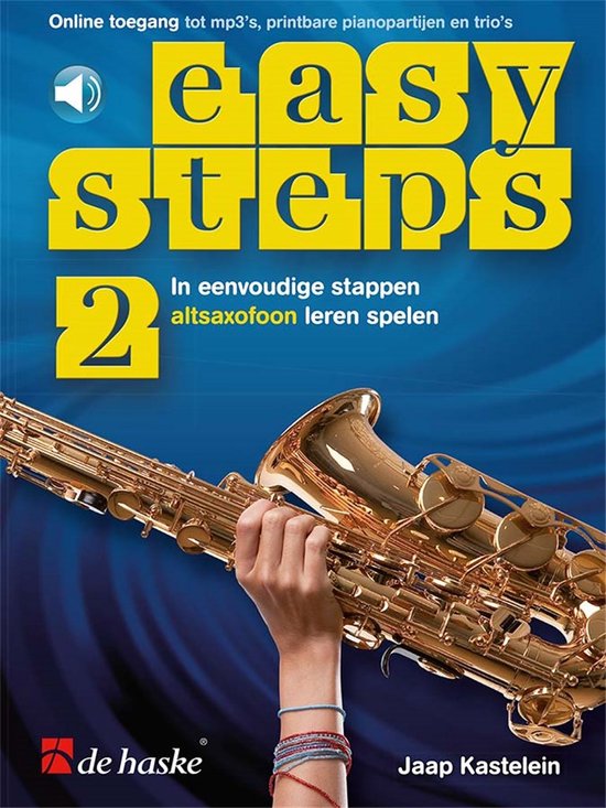 Easy Steps 2 voor Altsaxofoon (Boek + online Audio)