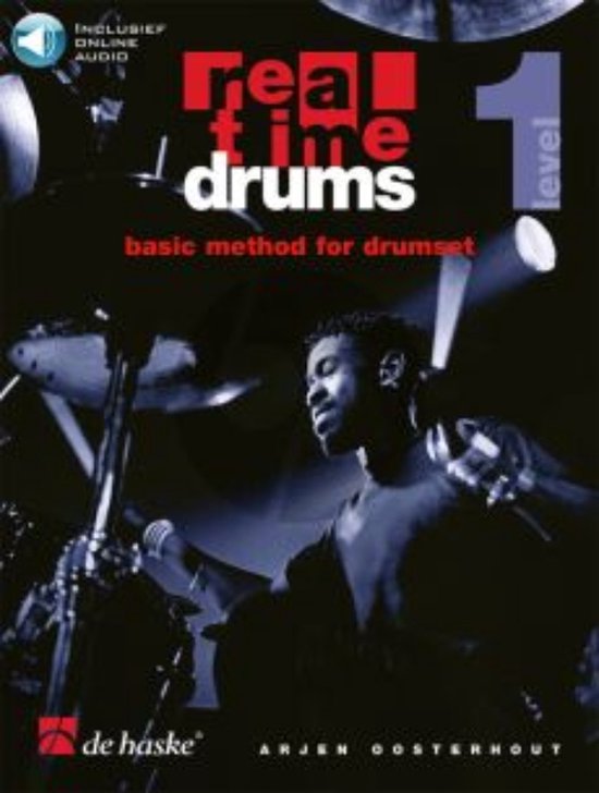 Real Time Drums 1 (Boek + Online Audio) 2023