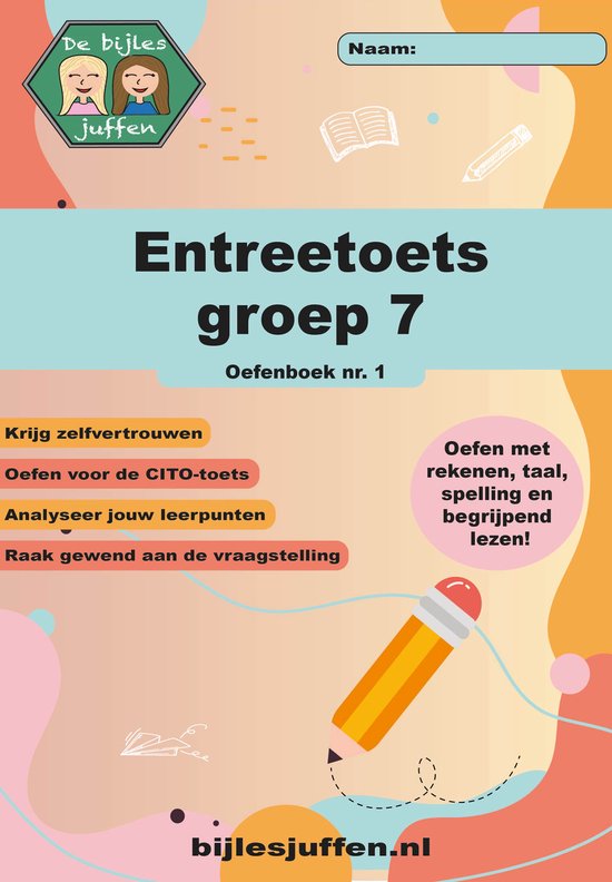 CITO Oefenboek Entreetoets Groep 7 Deel 1 - Het oefenboek is te vergelijken met de Entreetoets en bevat oefeningen van spelling, rekenen, begrijpend lezen en taal.