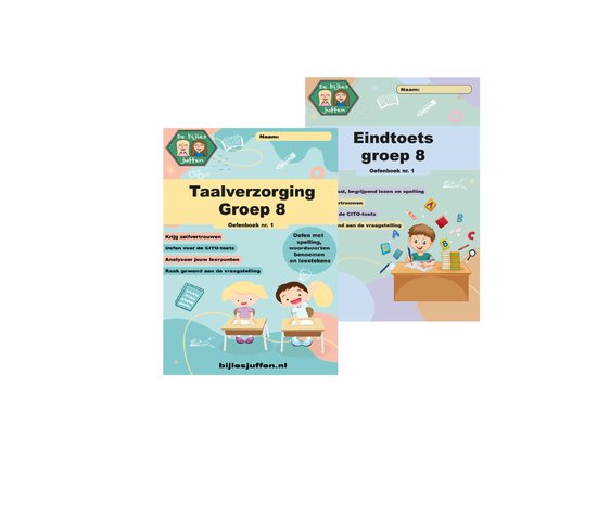 Cito Oefenboeken Voordeelset Taalverzorging en Begrijpend Lezen Groep 8 - Eindtoets - basisonderwijs - de bijlesjuffen - oefenen - citotoets - LVS - kinderen - boeken - leren - lezen - school - in totaal meer dan 200 opdrachten!