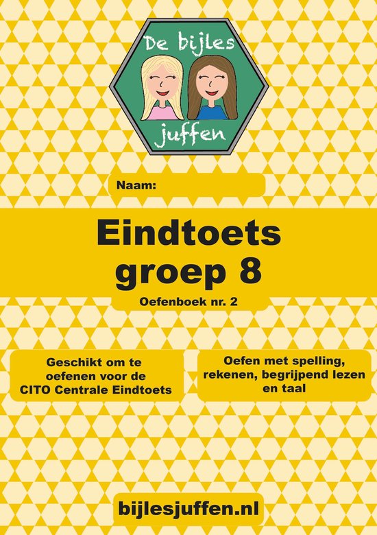 Oefenboek - CITO - Eindtoets - groep 8 - deel 2 - basisonderwijs - de bijlesjuffen - oefenen - citotoets - LVS - kinderen - boeken - leren - lezen - einstein - school - werkboek - einstein - meer dan 100 opdrachten!