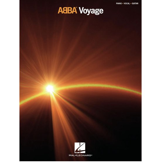 Abba Voyage Hal Leonard lesboek voor piano, zang en gitaar - Abba bladmuziek Muziekboek gitaar leerboek piano leerboek zang leerboek lesboek