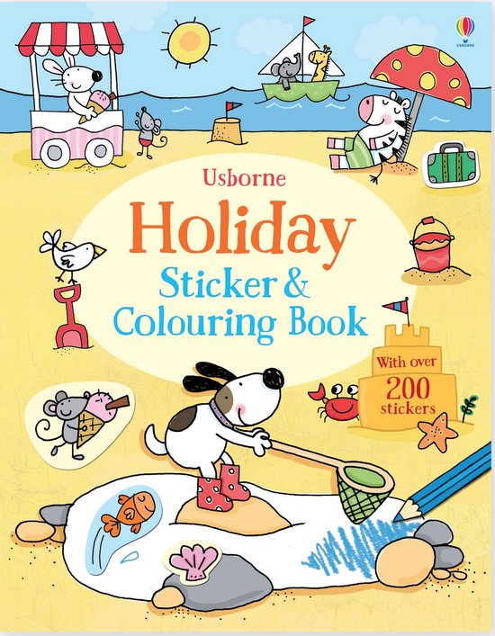 USBORNE: Holiday Sticker and Colouring Book