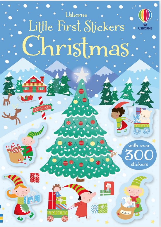 USBORNE: Little First Stickers Christmas