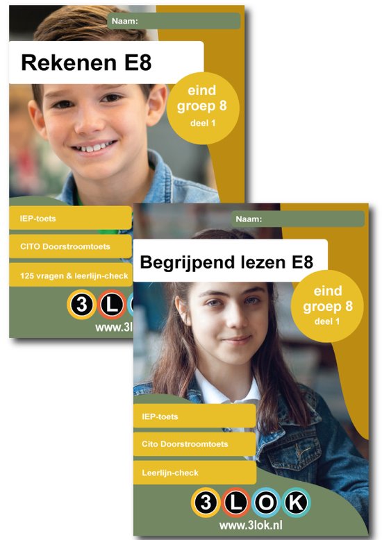 CITO Oefenboeken Voordeelset Rekenen & Begrijpend Lezen Eind Groep 8 - Begrijpend lezen - Rekenen - groep 8 - doorstroomtoets - eindtoets - CITO - IEP – toets - oefenen - onderwijs - basisschool – leren - Leerling in beeld - 3lok onderwijs