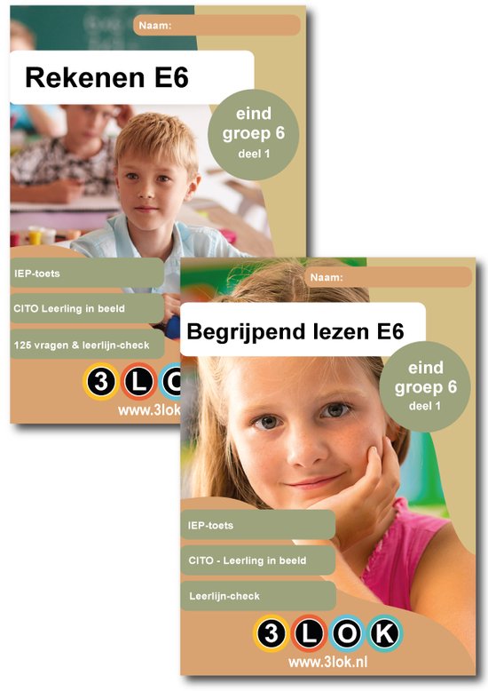 CITO Oefenboeken Voordeelset Rekenen & Begrijpend Lezen Eind Groep 6 - Begrijpend lezen - Rekenen - groep 6 - CITO - IEP – toets - oefenen - onderwijs - basisschool – leren - Leerling in beeld - 3lok onderwijs