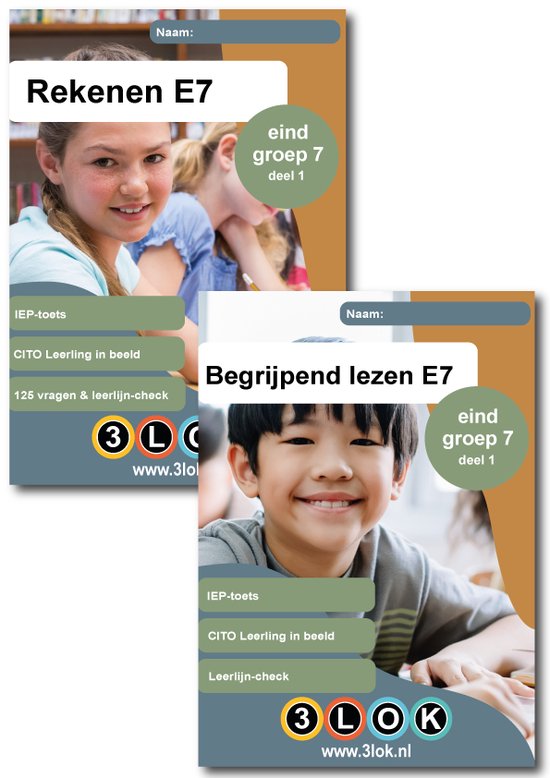 CITO Oefenboeken Voordeelset Rekenen & Begrijpend Lezen Eind Groep 7 - Begrijpend lezen - Rekenen - groep 7 - entreetoets - CITO - IEP – toets - oefenen - onderwijs - basisschool – leren - Leerling in beeld - 3lok onderwijs