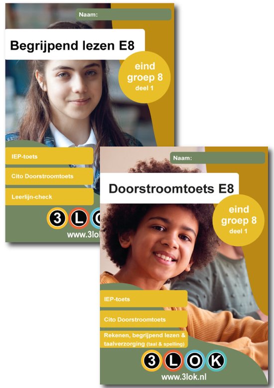 CITO Oefenboeken Voordeelset Doorstroomtoets & Begrijpend Lezen Eind Groep 8 - Begrijpend lezen - Rekenen - Taalverzorging - groep 8 - eindtoets - CITO - IEP – toets - oefenen - onderwijs - basisschool – leren - Leerling in beeld - 3lok onderwijs