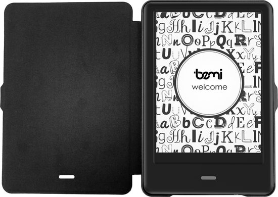 Bemi Cognita X E-reader Inclusief Beschermhoes - Ebook Lezer - 6 Inch Scherm - Schermverlichting - 1900 mAh Batterij - 1024 x 758 Pixels - 8 GB - Zwart