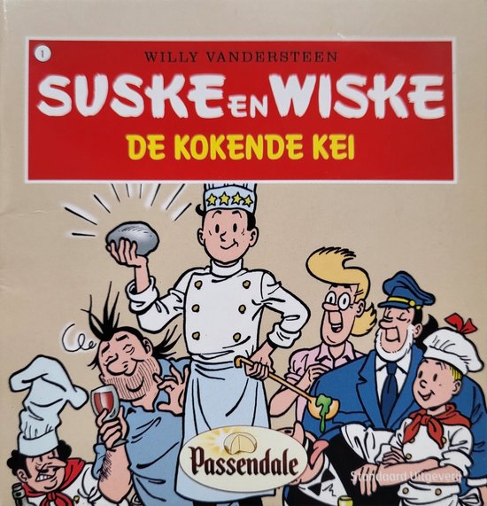 Suske en Wiske - De kokende kei (mini-formaat strip uitgave Passendale in Frans en Nederlands)