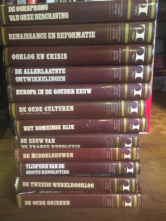 7000 jaar wereldgeschiedenis- volledige reeks van 12 boeken