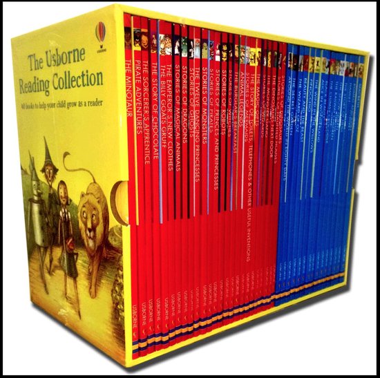 Usborne Reading Library - Young Readers Collection 40 Books Box Set (Yellow)