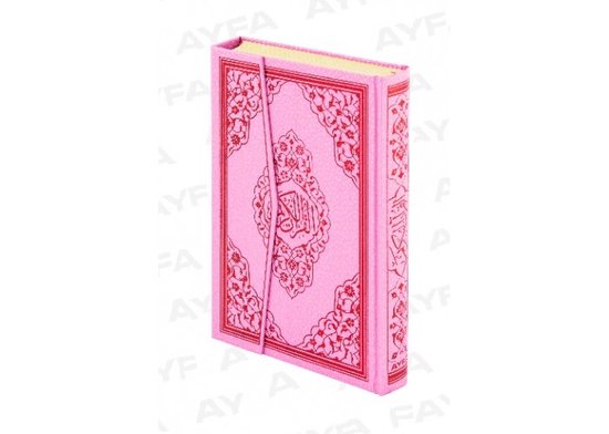 Arabische Koran Ayfa - Roze Maat M   Orta Boy