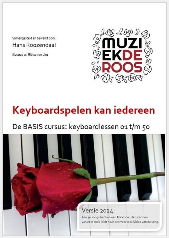 Keyboardcursus met 50 lessen vanaf het eerste begin (incl. gratis videolessen via YouTube).