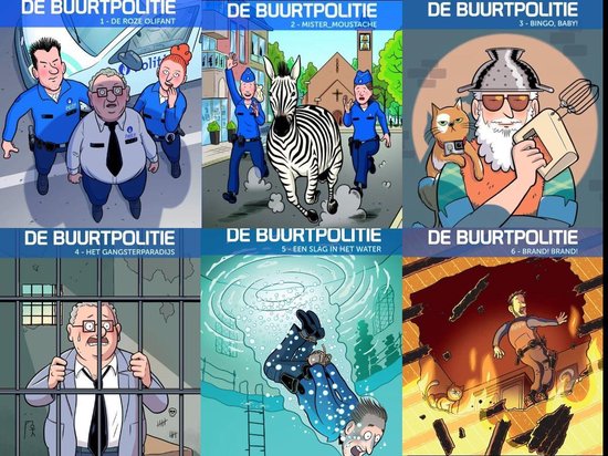 De buurtpolitie Strippakket 1-6