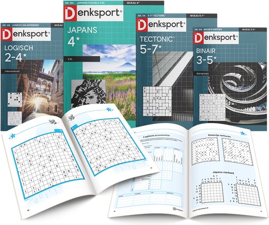 Denksport Logisch puzzelboek pakket nr. 8